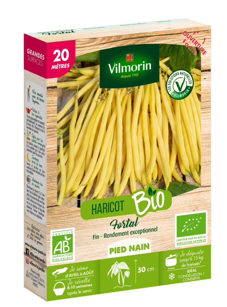 Légumes Secs - Haricot Fortal - 20 m - BIO - PACKAGING_3D_RECTO
